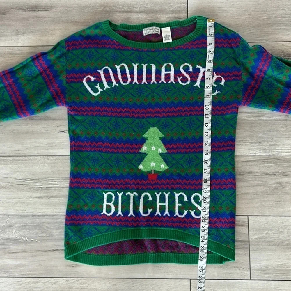 Isabellas closet size large ugly christmas sweater naughty xmas